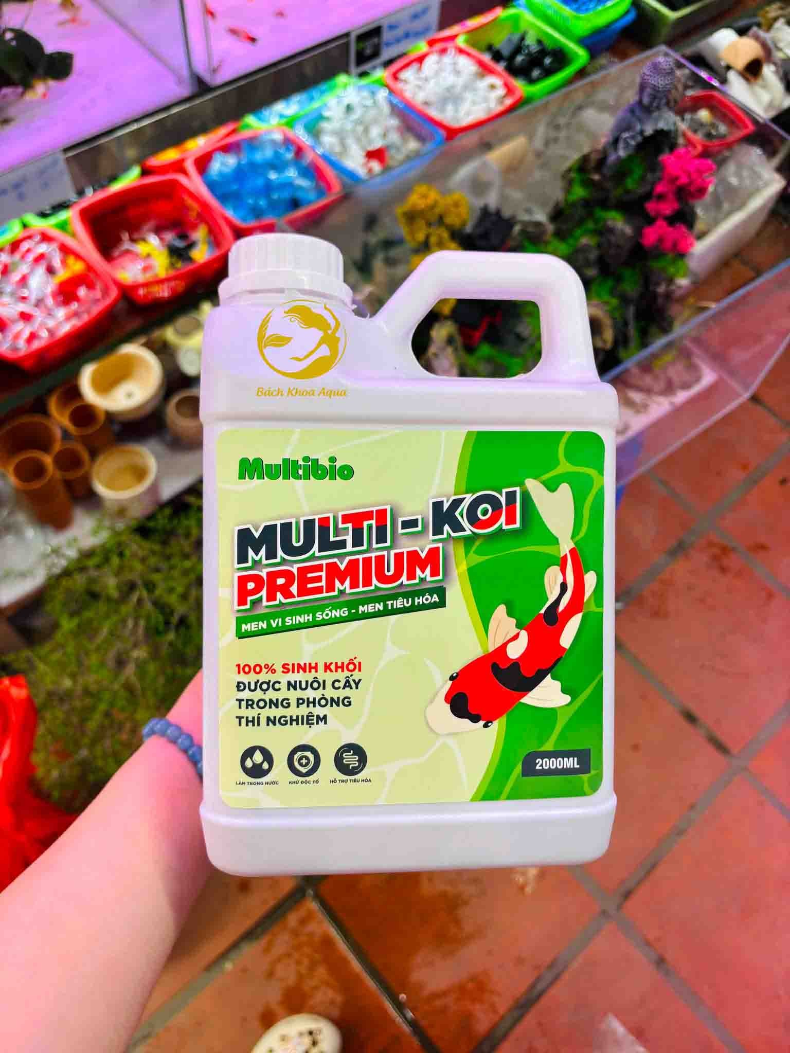 Vi sinh Multi Bio chuyên cá koi can 2L
